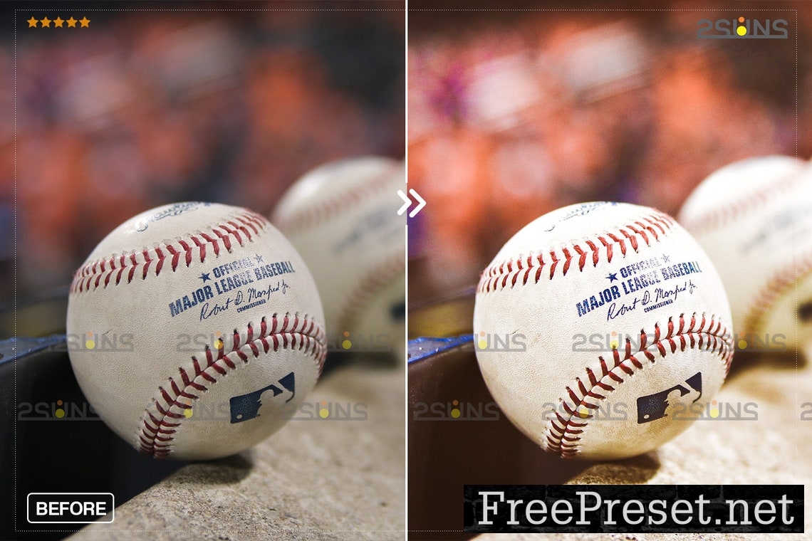 Sport Baseball Presets Basketball Filter