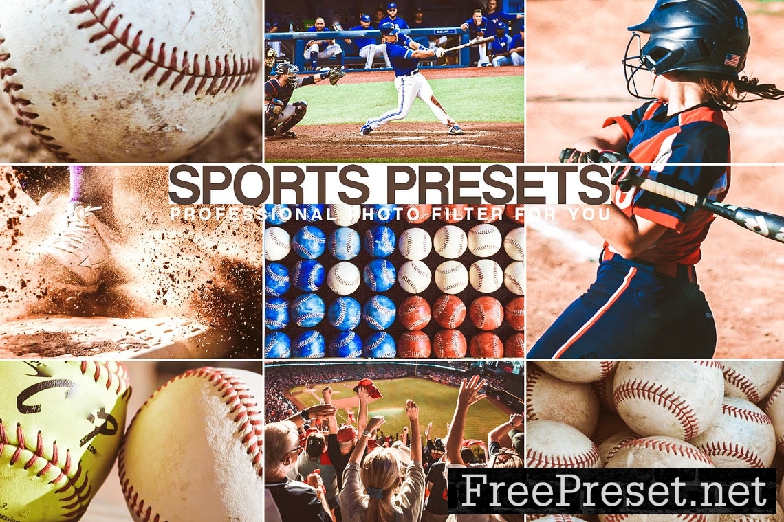 Sport Baseball Presets Basketball Filter