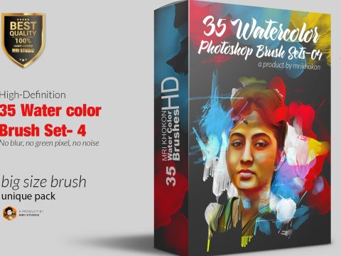 Water Color Photoshop Brush Set-4