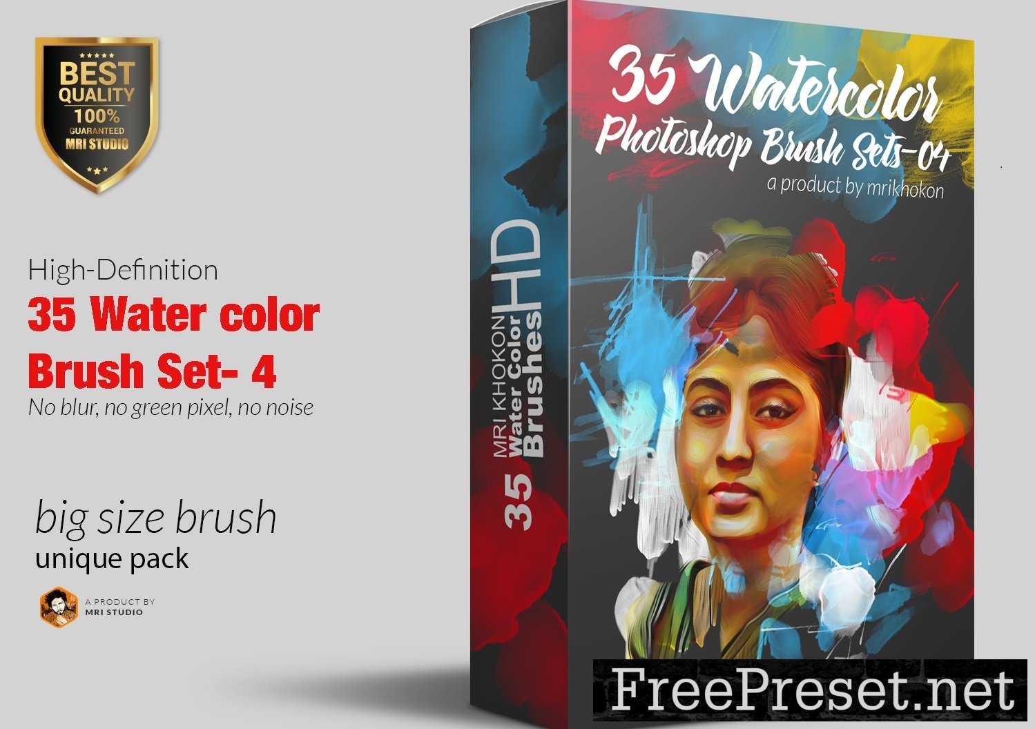 Water Color Photoshop Brush Set-4