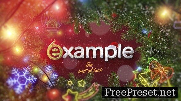 Christmas Logo - Video Template - 42036394