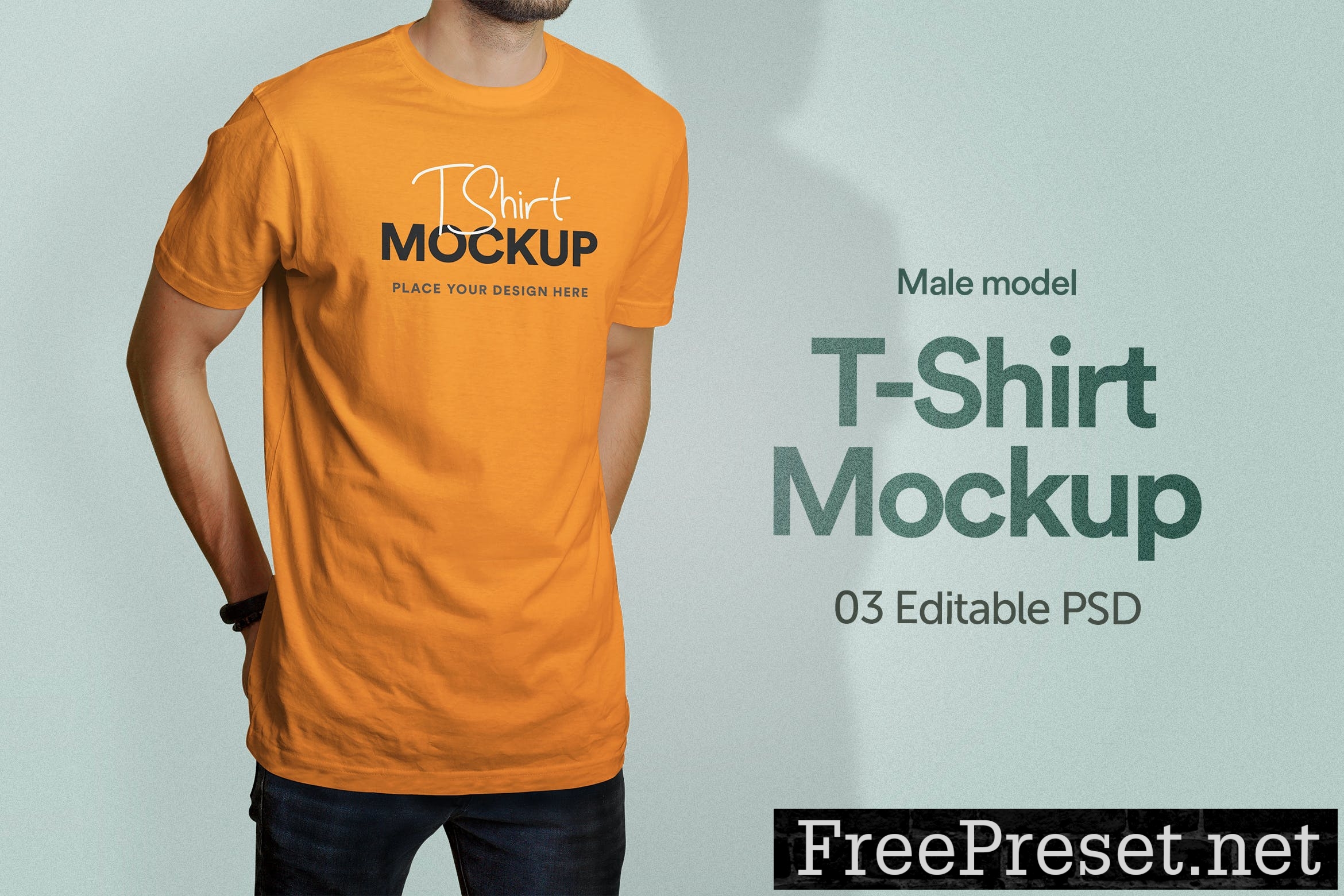 T-Shirt Mockup - Vol 03 MA8P4MR