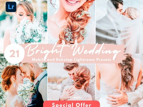 21 Lightroom Presets, Wedding Presets, Wedding Presets, Bright Wedding