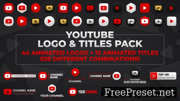 Youtube Logo And Title Pack Video Template 35996497