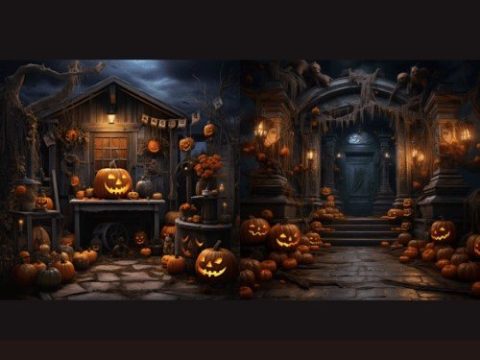 15+ Halloween Backdrop PNGS