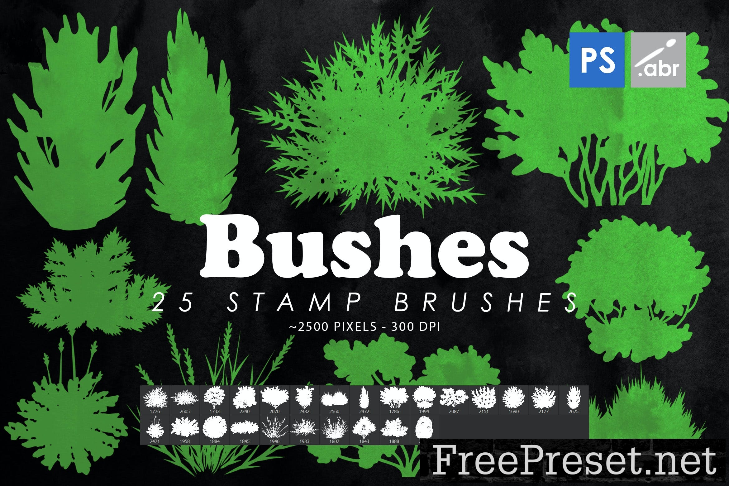 bush photoshop brushes free download