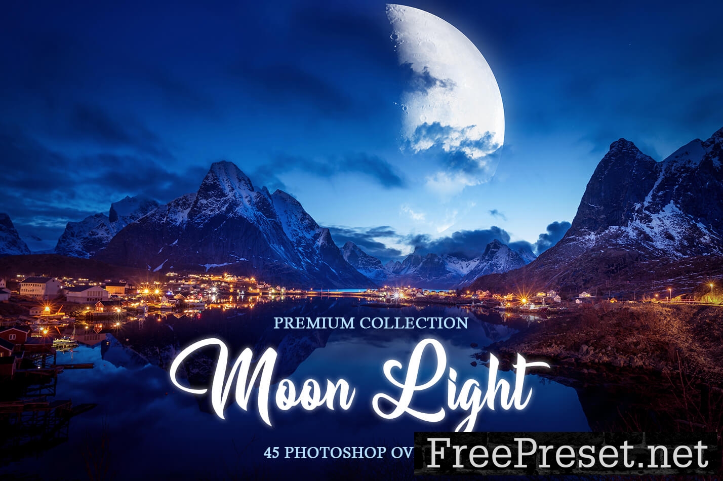 Moon Light Photoshop Overlays