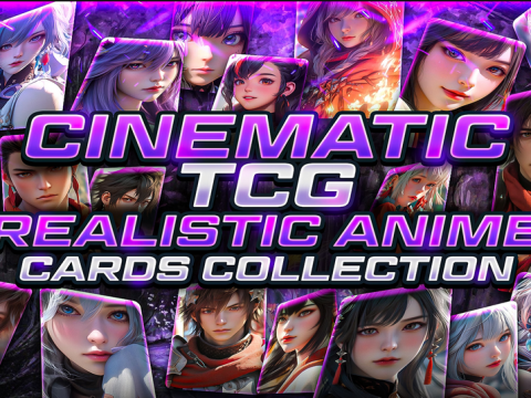 Unreal Engine Marketplace - Cinematic TCG Realistic Anime Collection (5.2)