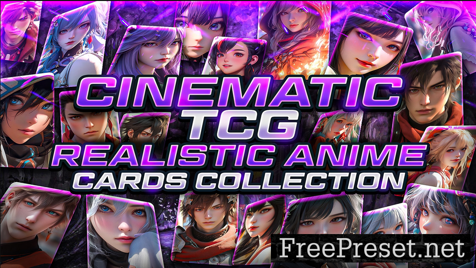 Unreal Engine Marketplace - Cinematic TCG Realistic Anime Collection (5.2)