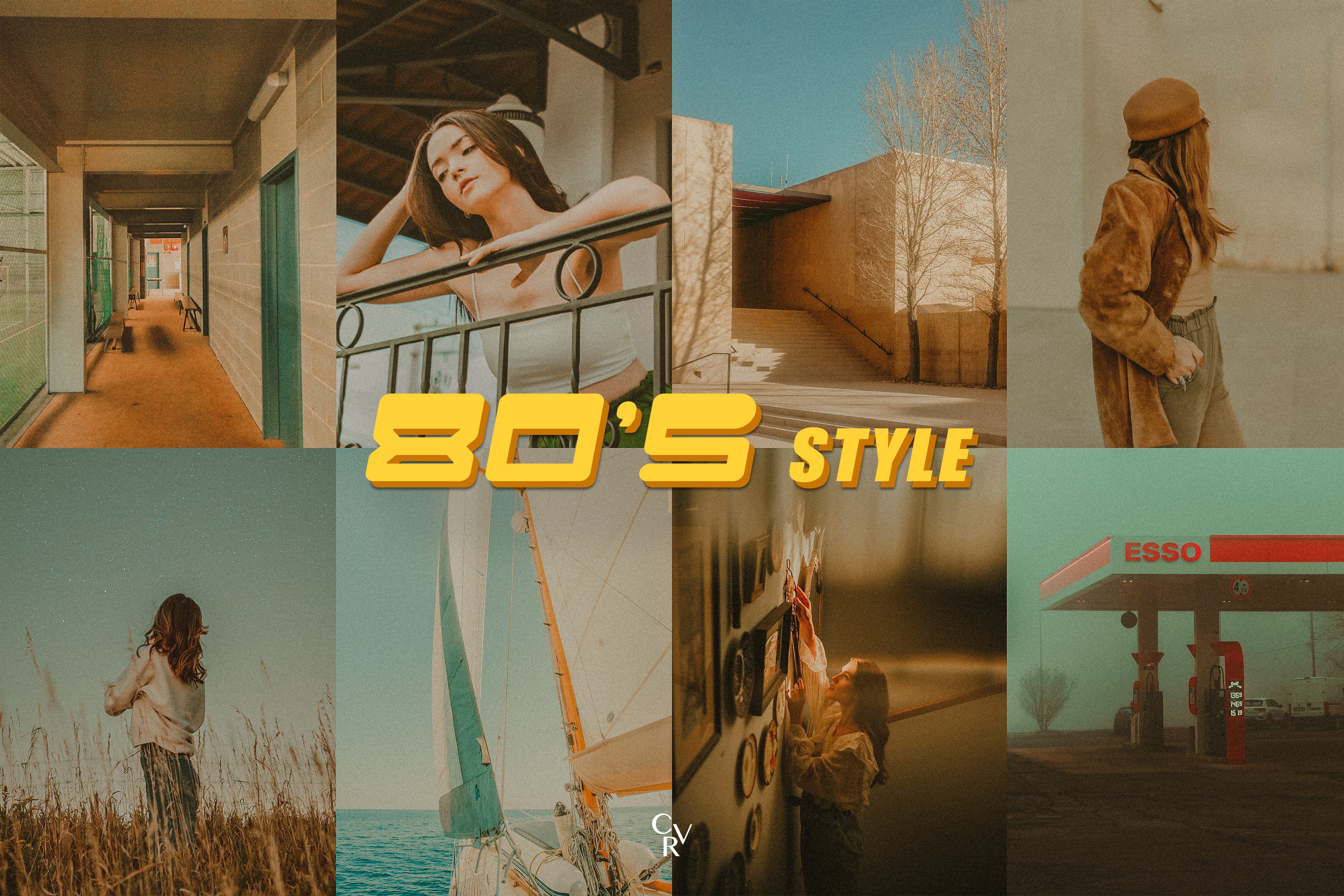 10 80's Style Lightroom Presets