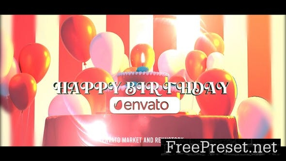 happy birthday template video free download