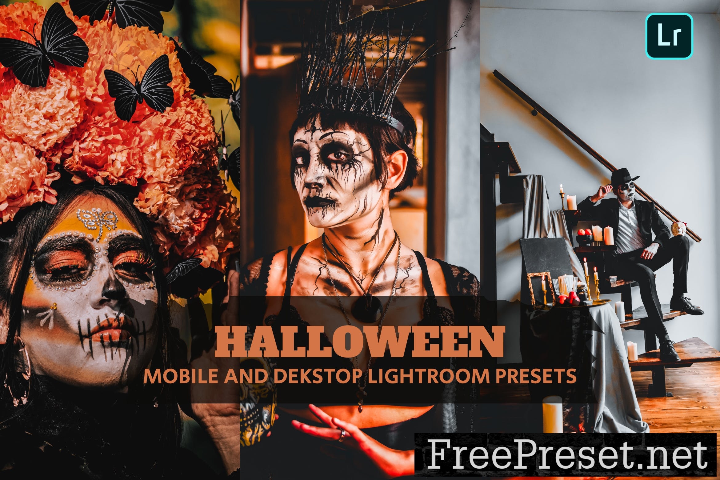 Halloween Lightroom Presets Dekstop and Mobile SSQBMEL