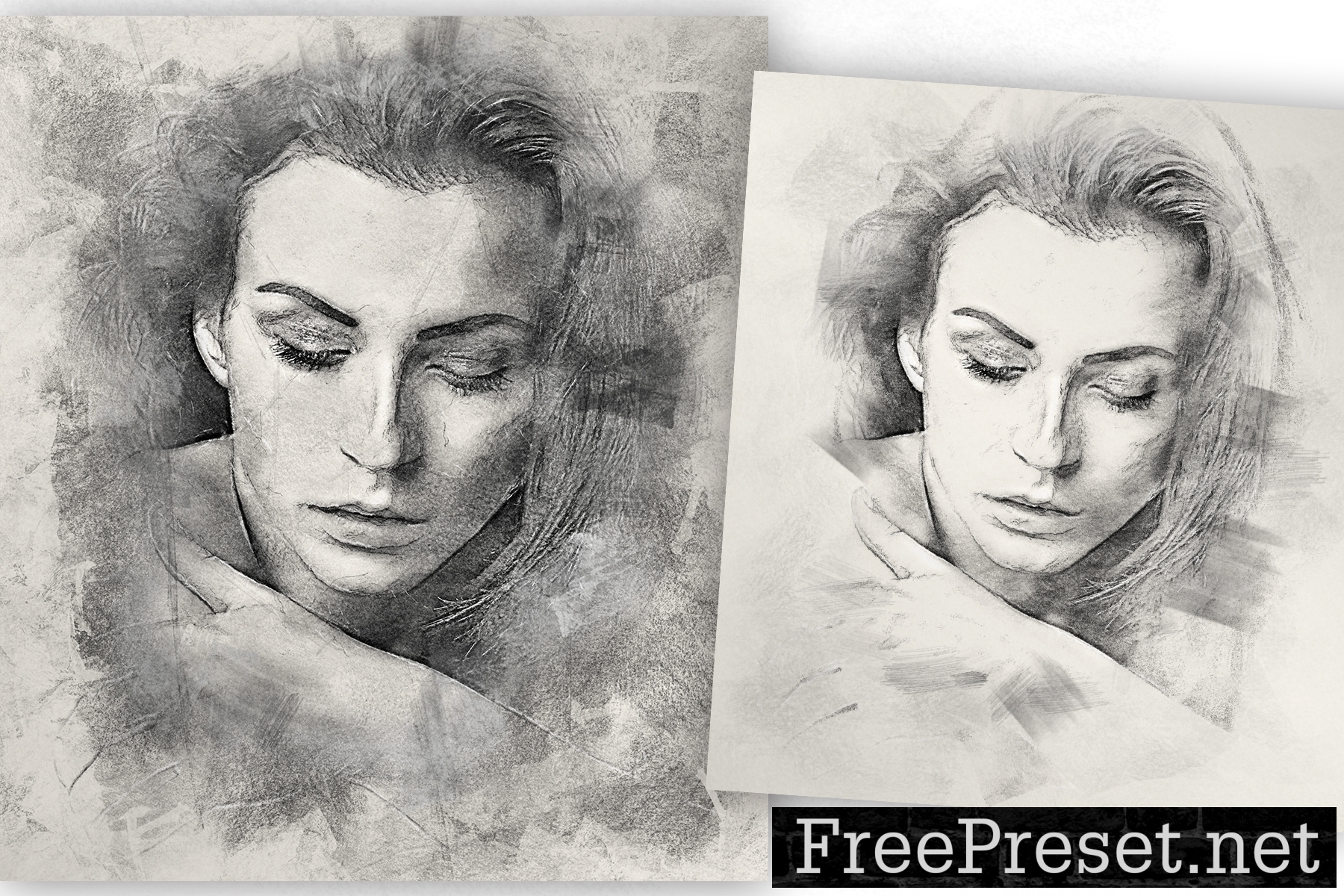 Charcoal Sketch Photoshop Action 39659798