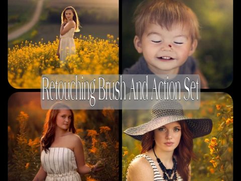 Jake Olson’s Photoshop Retouching Brush and Action Set