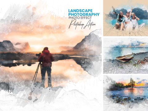 Landscape Photography Watercolor 42284283