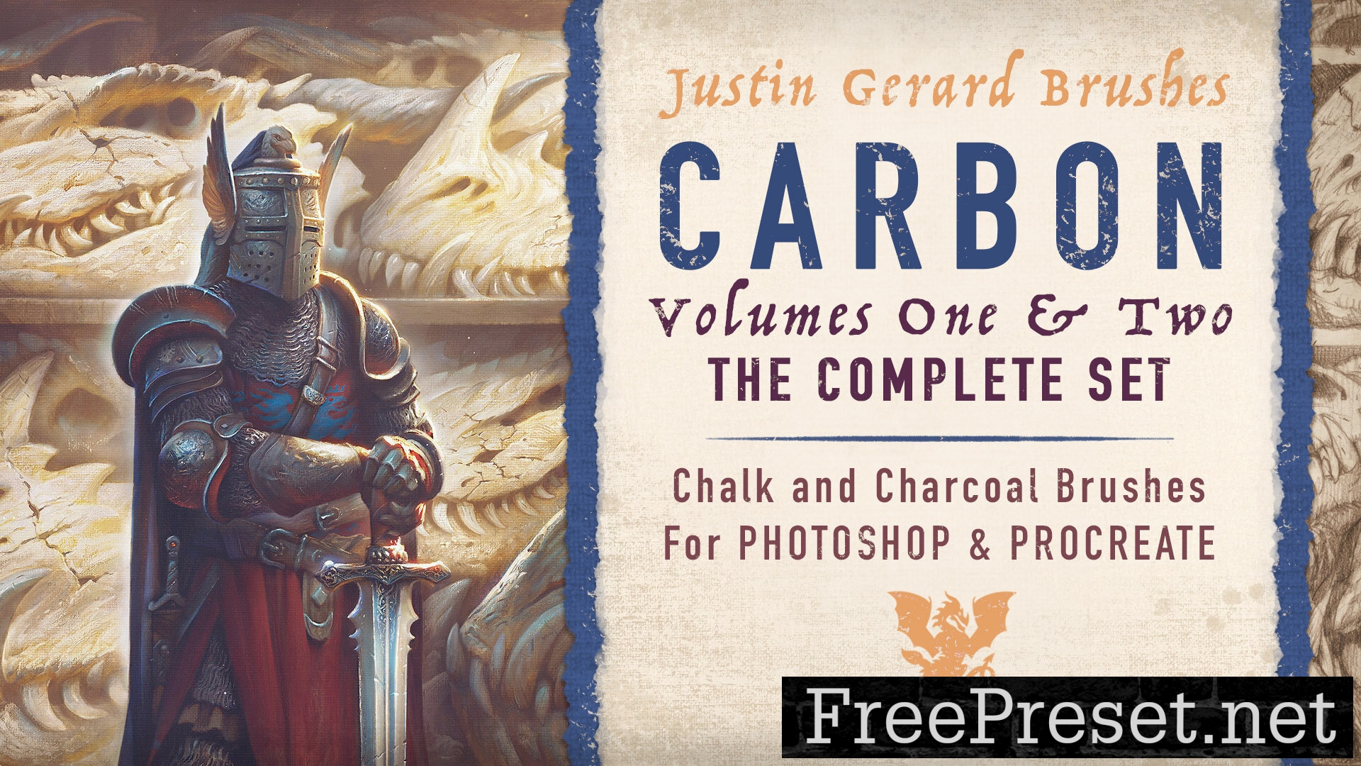 CARBON Brushes COMPLETE SET for Photoshop and Procreate