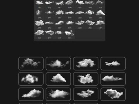 Cloud Photoshop Brushes