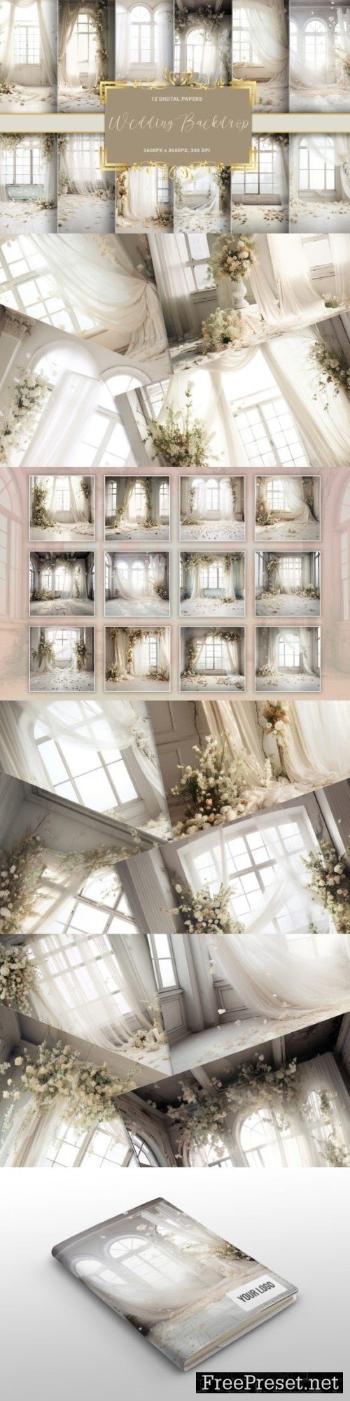 Elegant Wedding Backdrop