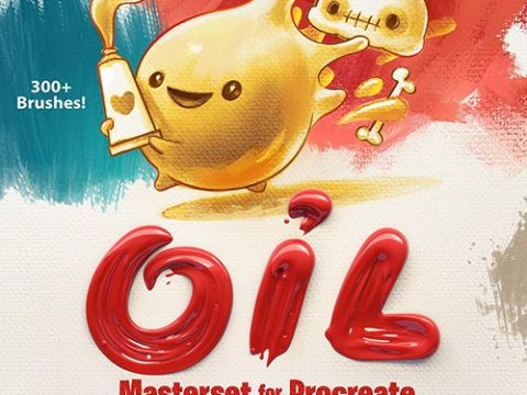 OIL: Over 300 Brushes for Procreate