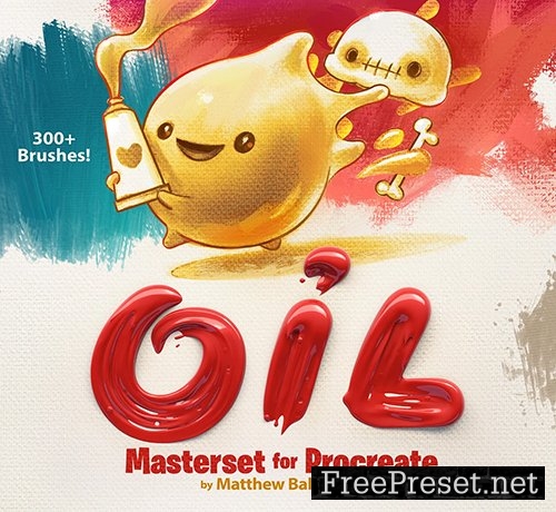 OIL: Over 300 Brushes for Procreate