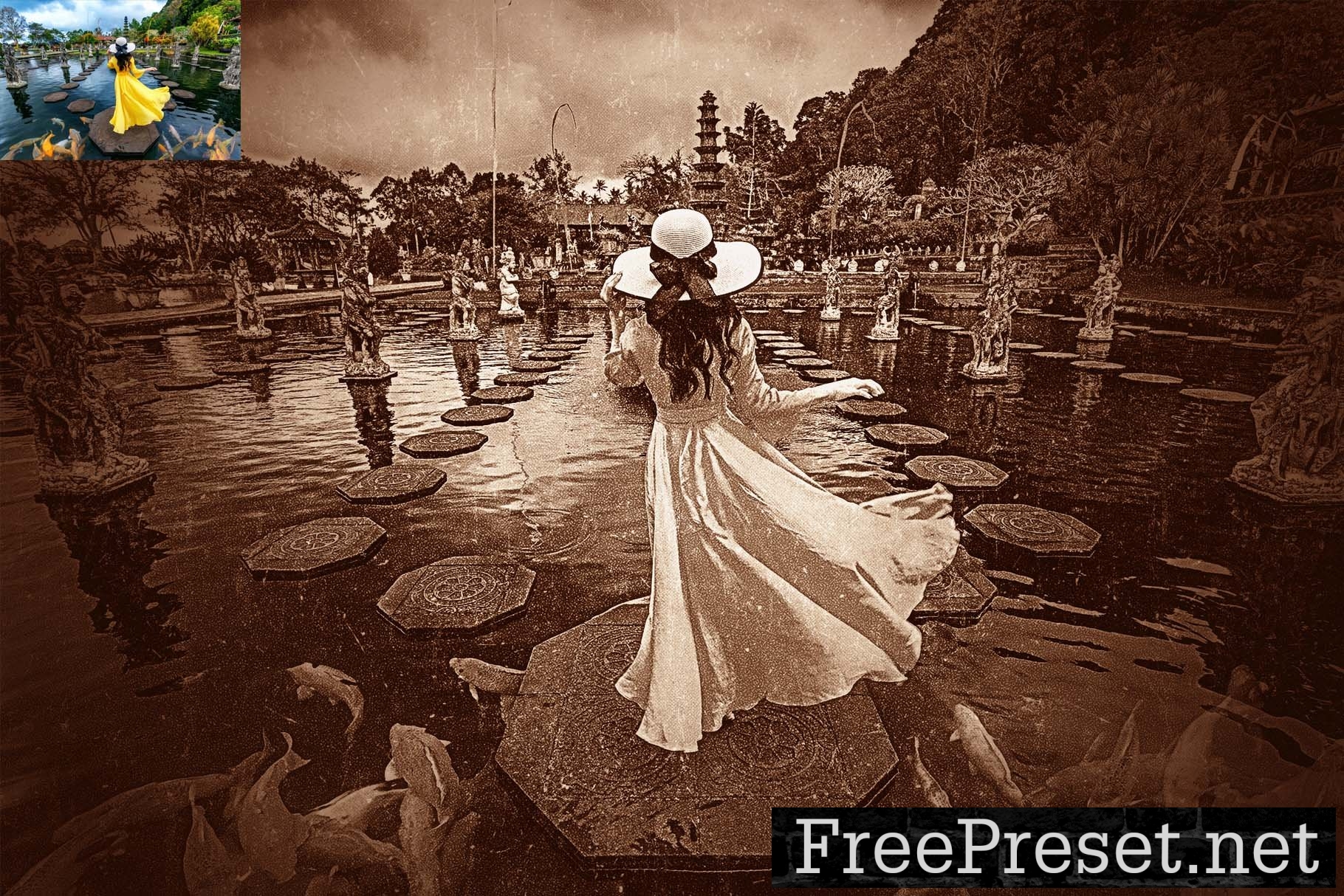 Timeless Vintage Photo Effect 91543102