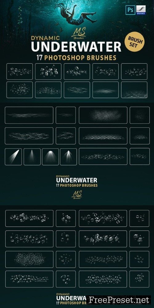 Underwater Photoshop Brushes