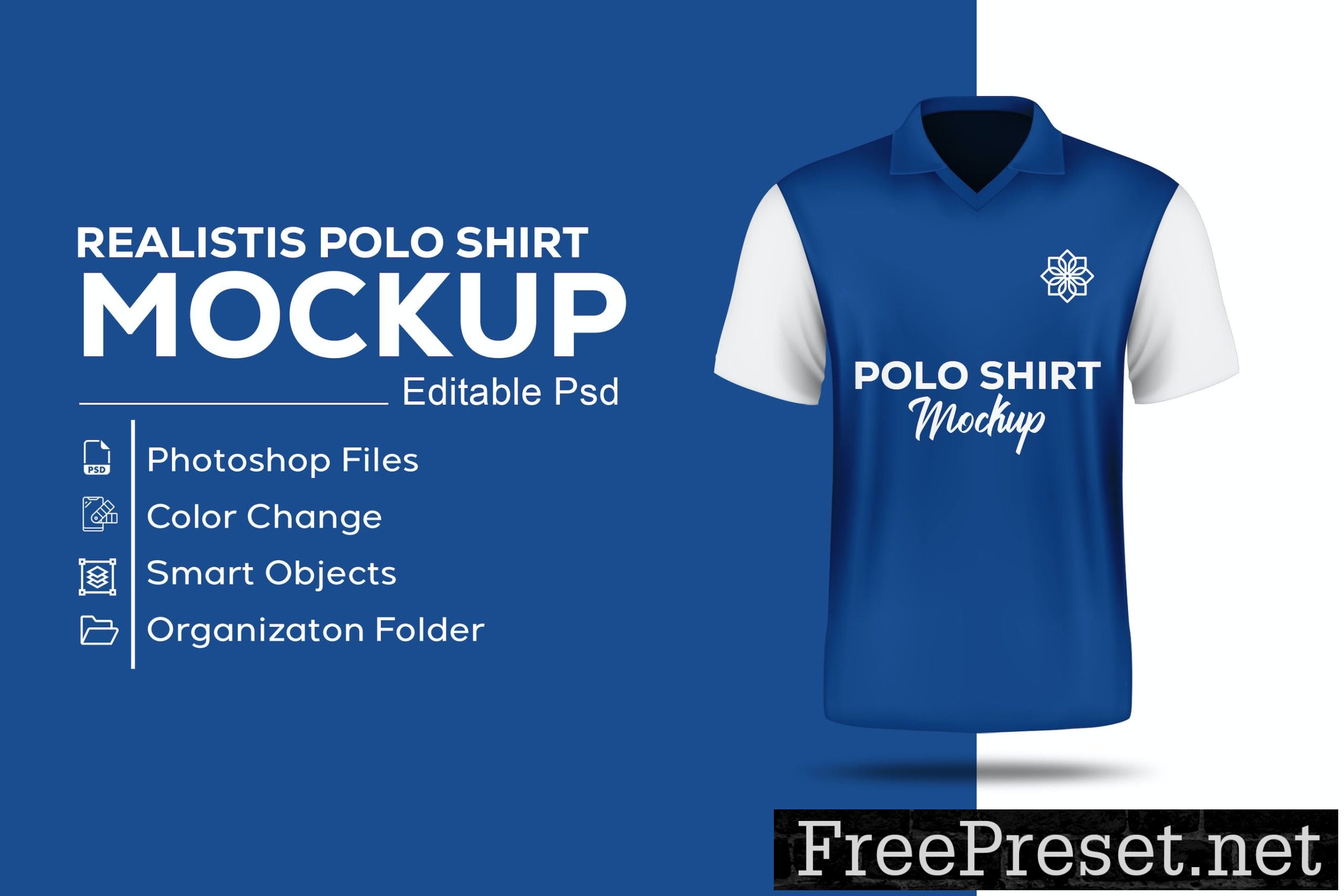 Polo shirt Mockup KZHG7W4