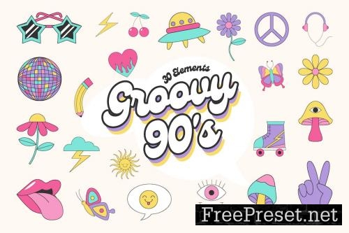 Groovy 90s Elements