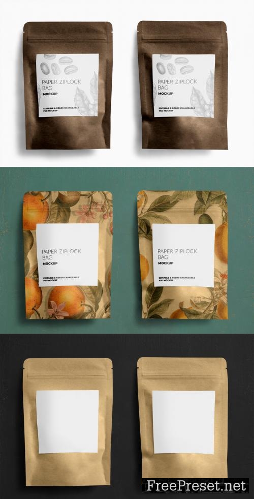 Adobe Stock - Zipper Closure Pouches Mockup - 420847734