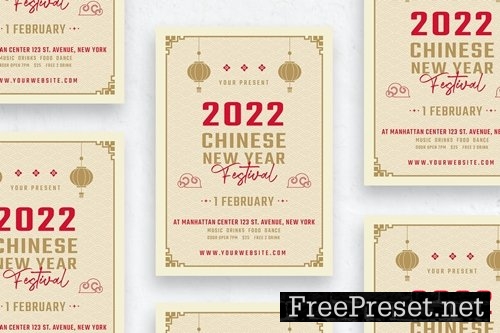 Chinese New Year Festival Flyer