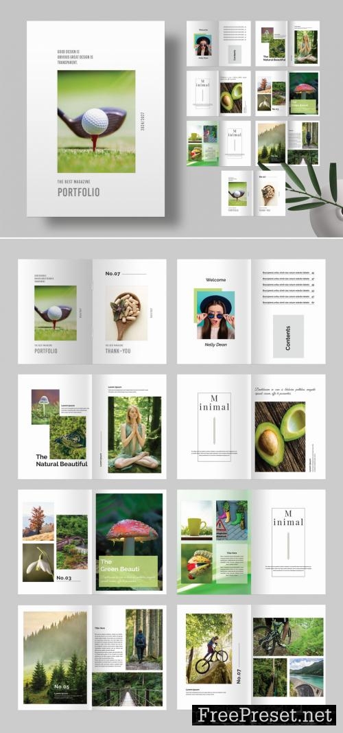 graphic design portfolio template indesign free download