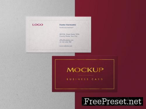 Adobe Stock - Business Card Mockup - 461127333