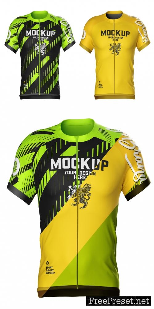 Adobe Stock - Cycling Jersey Mockup - 460400981