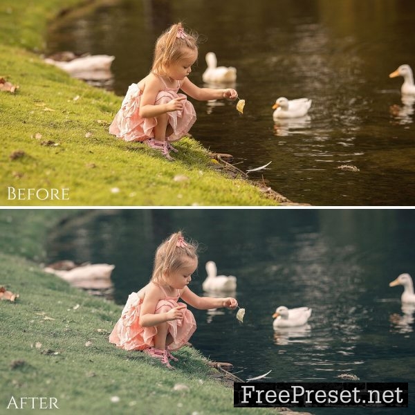 Jessica Drossin - Green Tone Correction Actions
