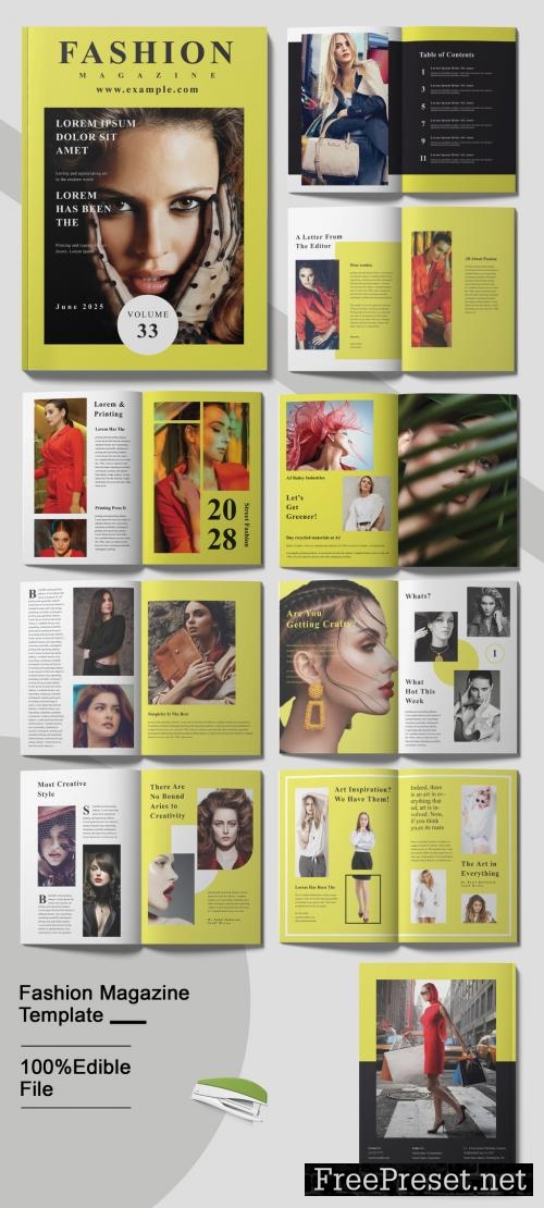 Fashion Magazine Layout Design 2022 New Magazine 2257786