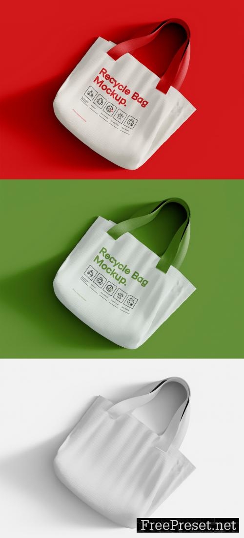 Top View Shopper Eco Bag Mockup 2270286