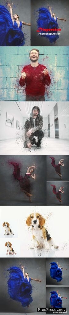 Dispersion Actions & Brushes for Photoshop 2300364